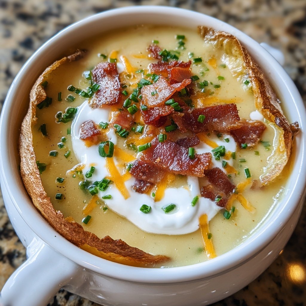Comforting Loaded Baked Potato Soup