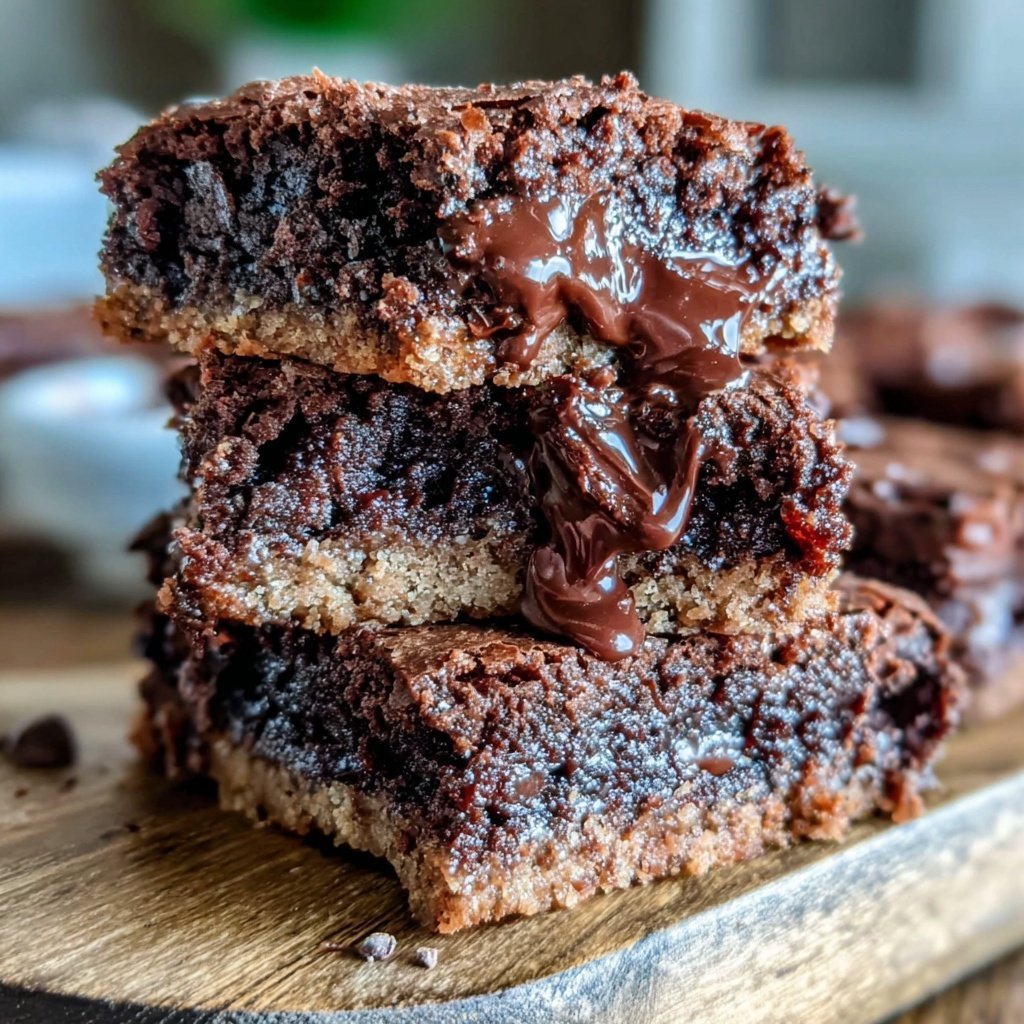 Brownie Mix Chocolate Fudge Bars