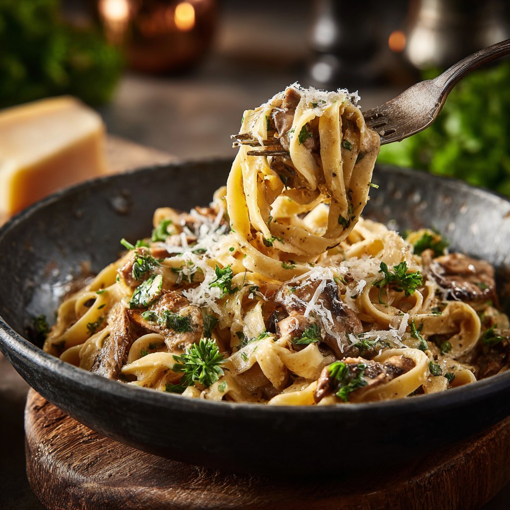Romantic Mushroom Tagliatelle