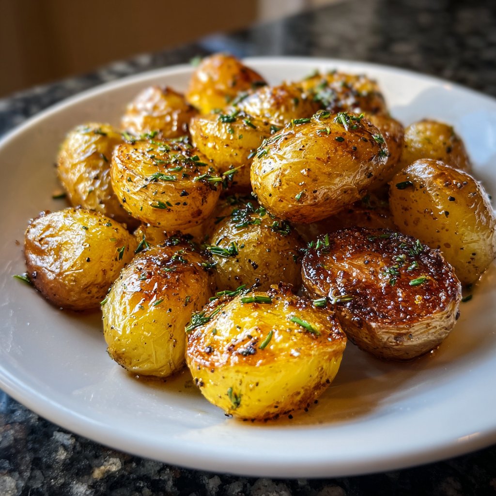 Roasted Baby Potatoes with Truffle Oil