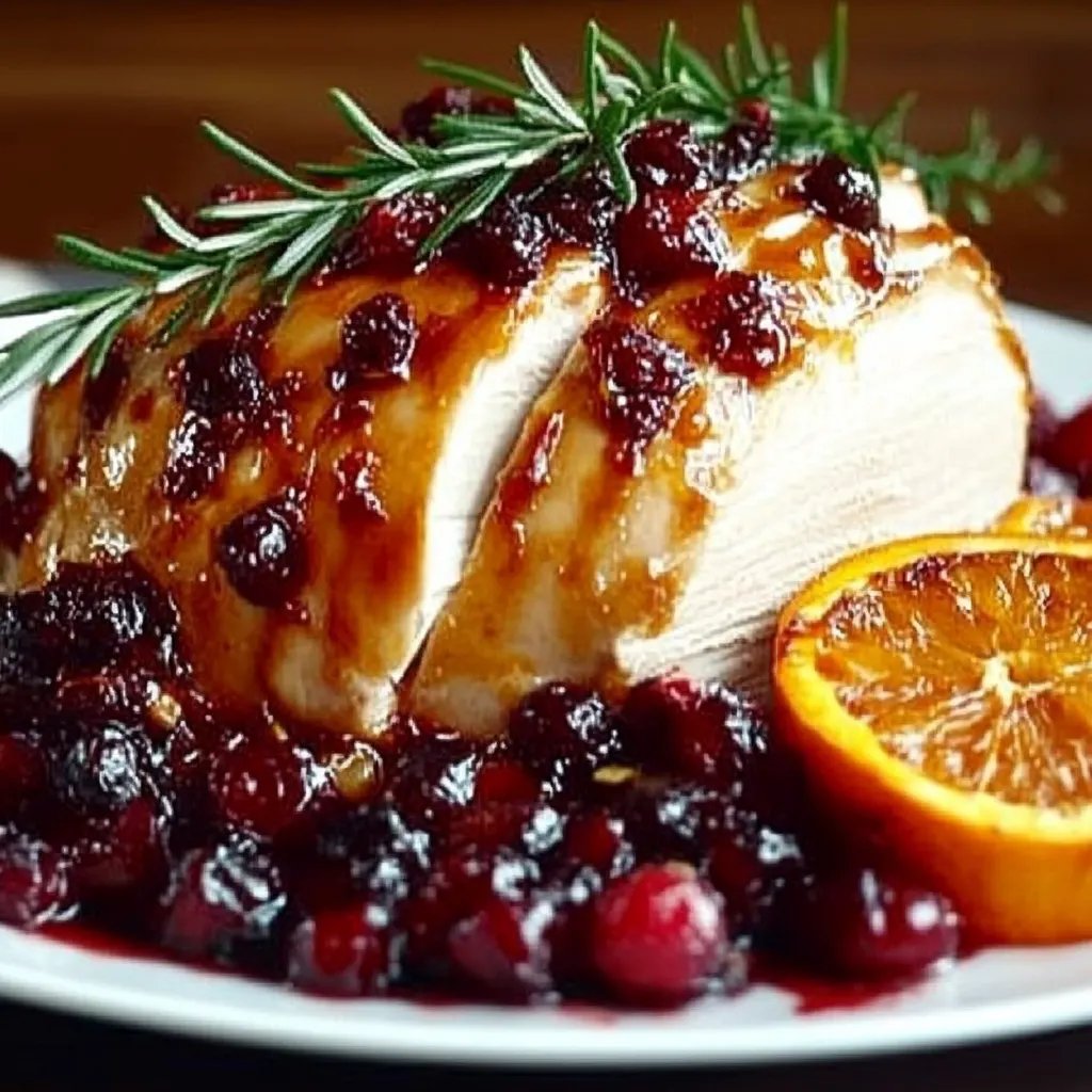 Cranberry Orange Glazed Turkey