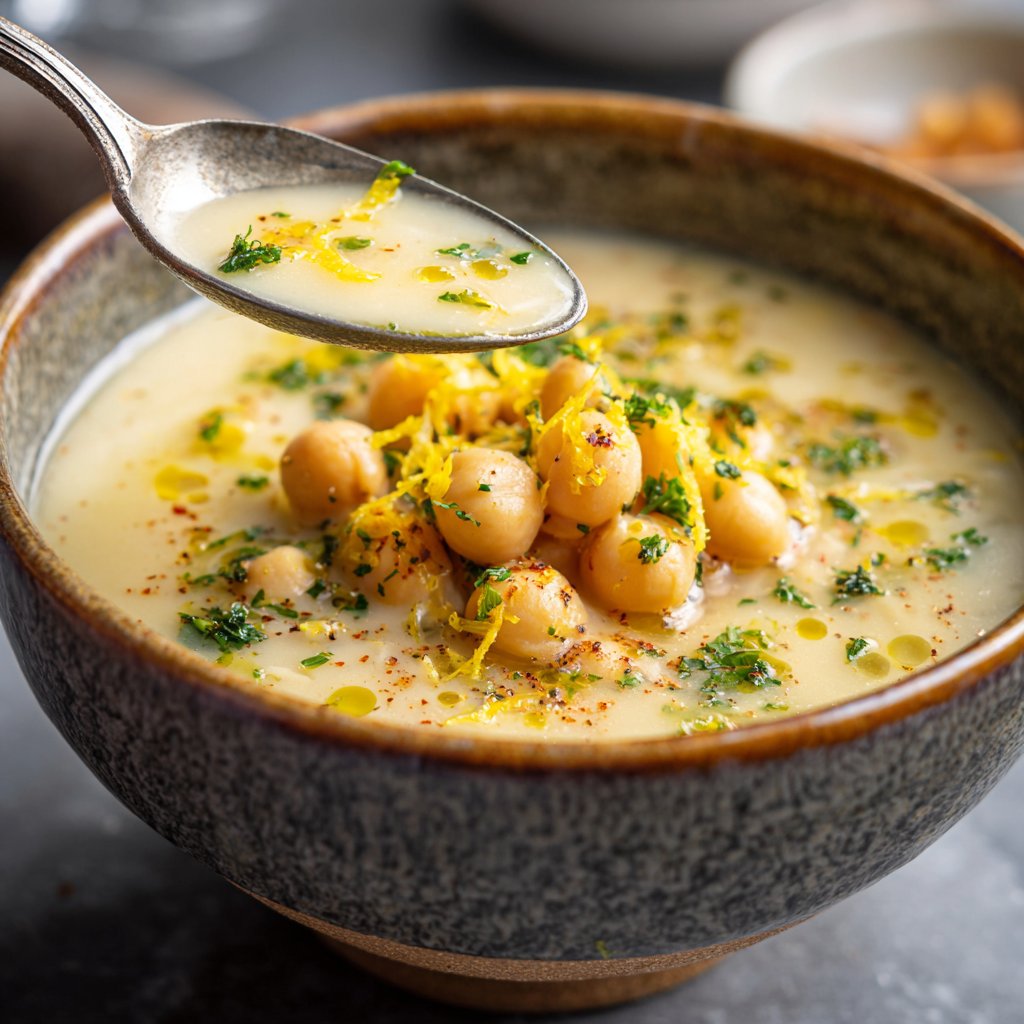 Creamy Lemon Chickpea Soup