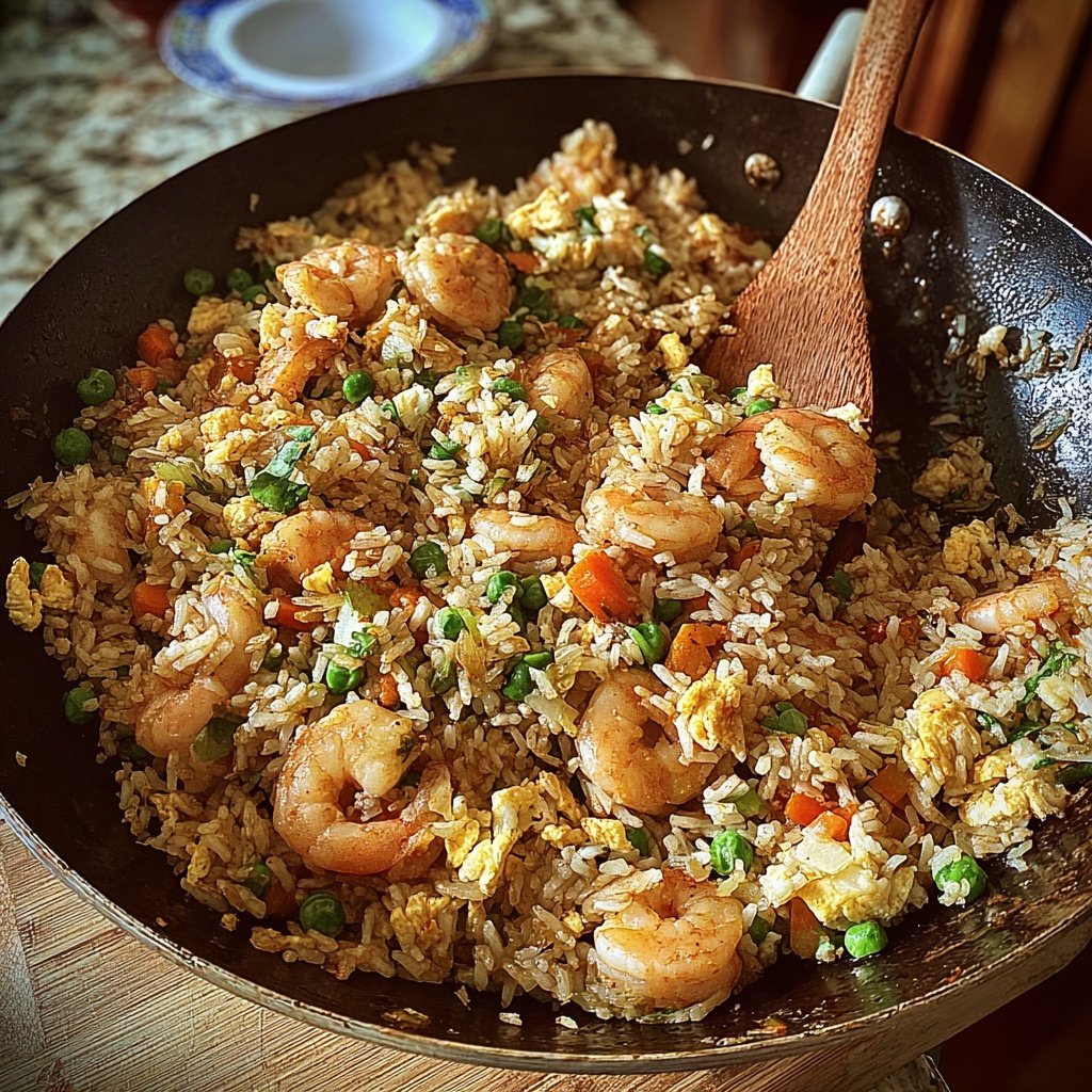 Easy Healthy Shrimp Fried Rice