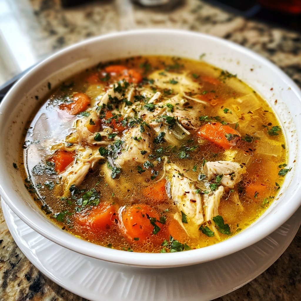 Fresh Chicken Soup from Scratch Recipe