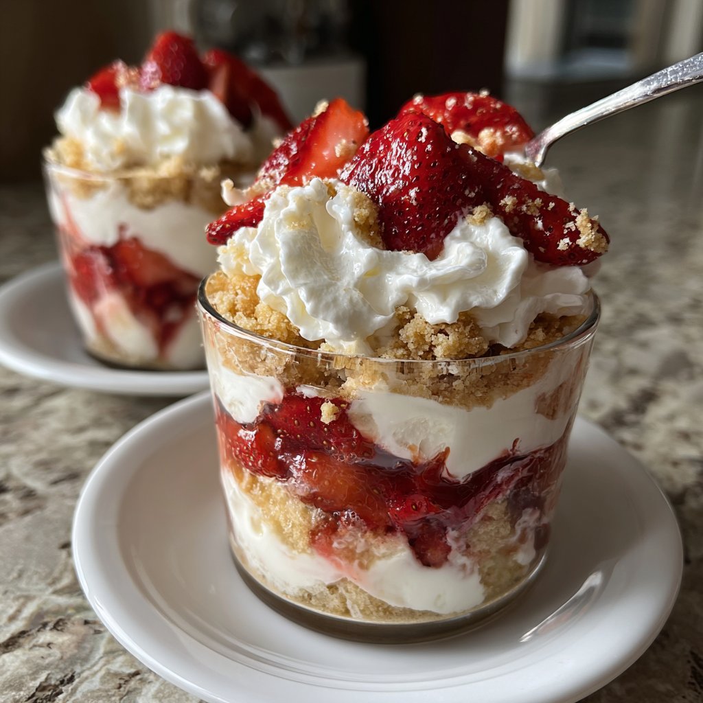 Strawberry Shortcake Cups For Parties