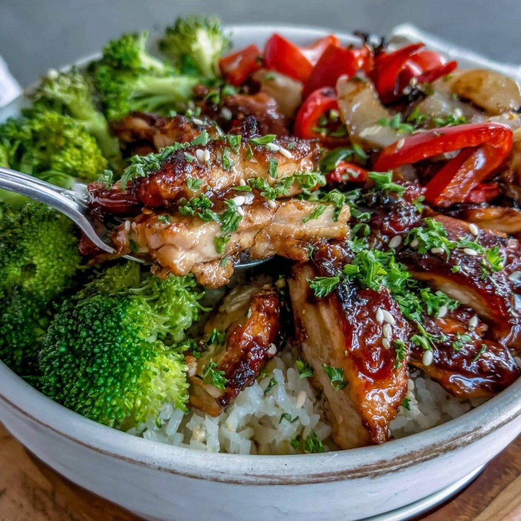 Healthy Teriyaki Chicken Bowl