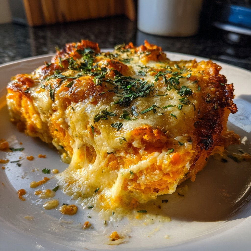 Sweet Potato Gratin for Two