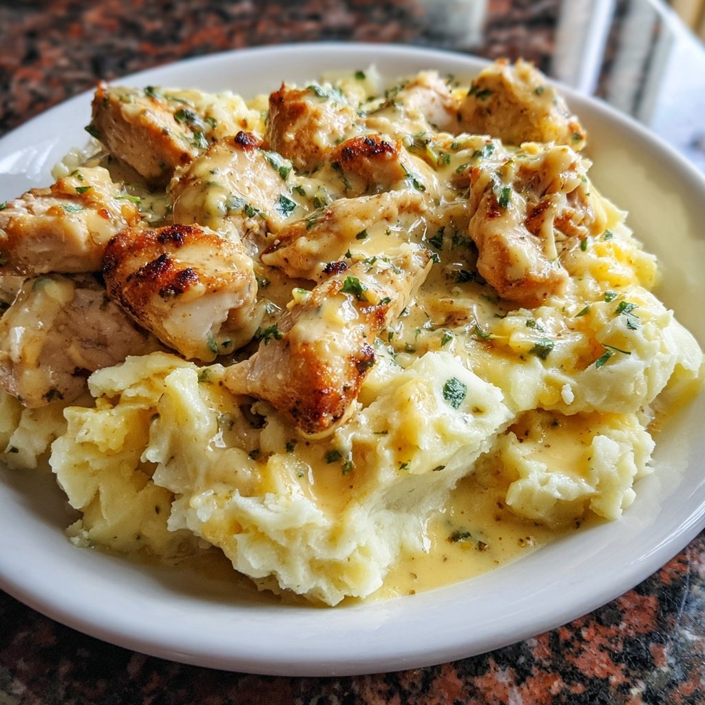 Comfort Food Chicken And Mashed Potatoes